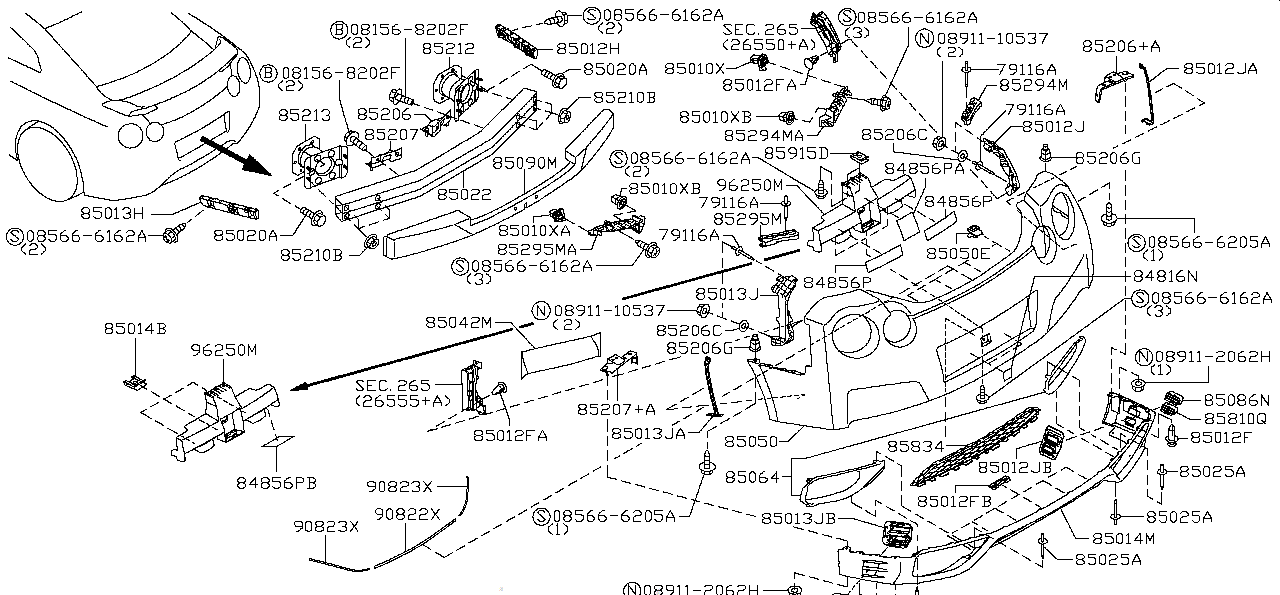 Nissan GTR R35 TAPE (84856-JF10A)
