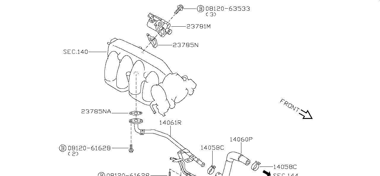 Nissan SILVIA S15 CLAMP, HOSE (16439-V5000)