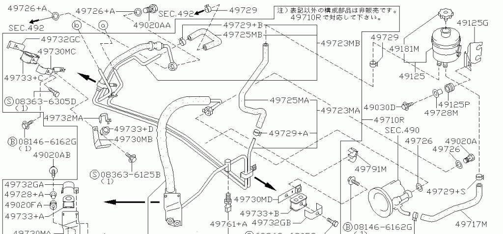 Nissan SILVIA S15 BOLT (49738-30P00) - Injection Imports