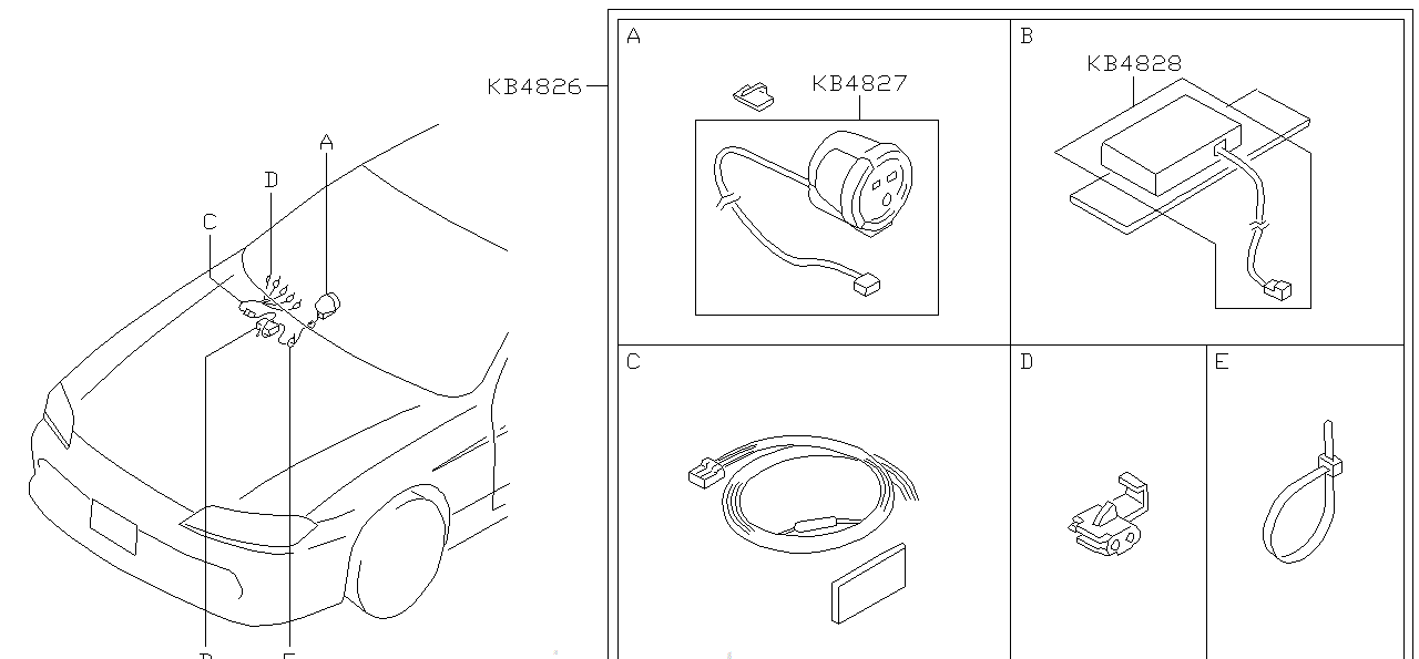 Nissan SILVIA S15 TACHOMETER DIGITAL (B4826-85F00)