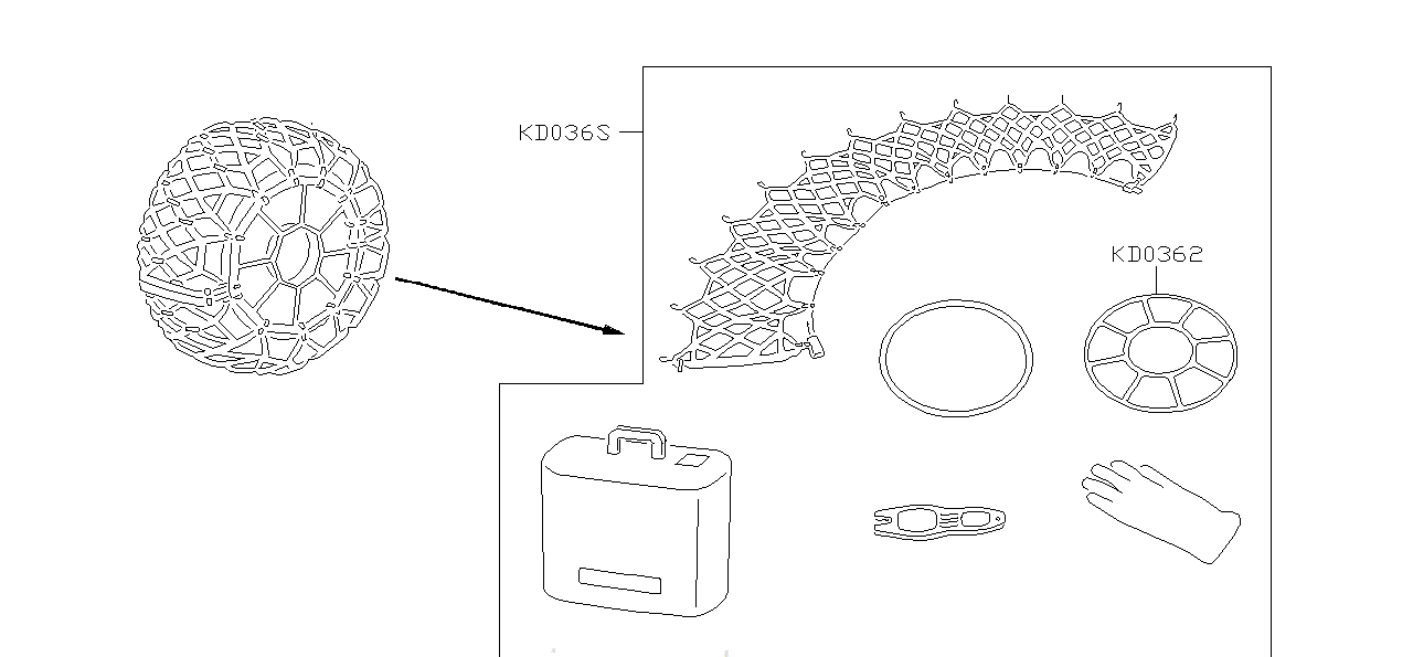 Nissan SILVIA S15 ATTACHMENT,SILE CHAIN (D0362-89905)