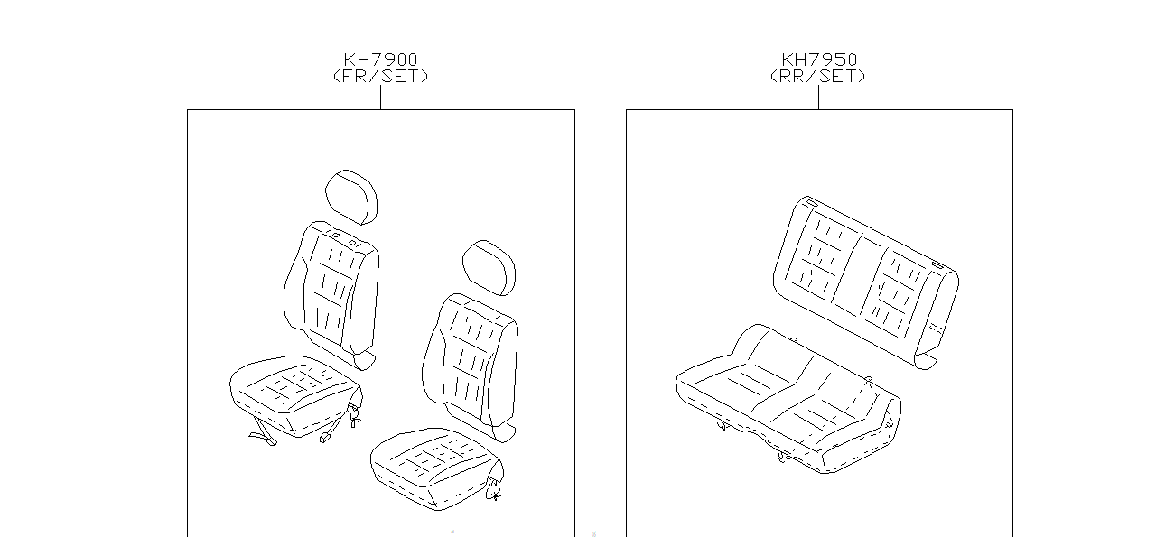 Nissan SILVIA S15 FULL SEAT COVER (H7900-85F25)