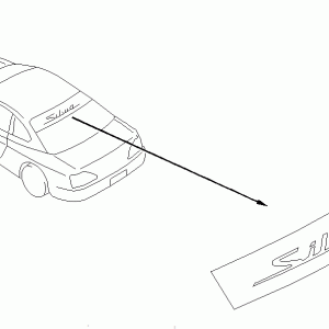 Nissan SILVIA S15 FILM BODY SIDE (K9050-85F00)