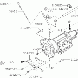 Nissan SKYLINE R34 AUTOMATIC TRANSMISSION (31020-4AX01)