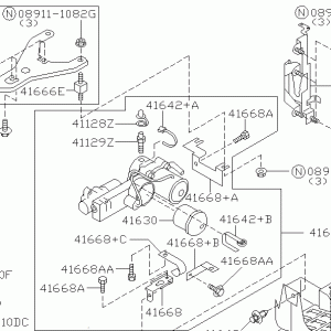 Nissan SKYLINE R34 ACCUMULATOR ASSEMBLY,TORGUE SPLIT (41630-20U00)